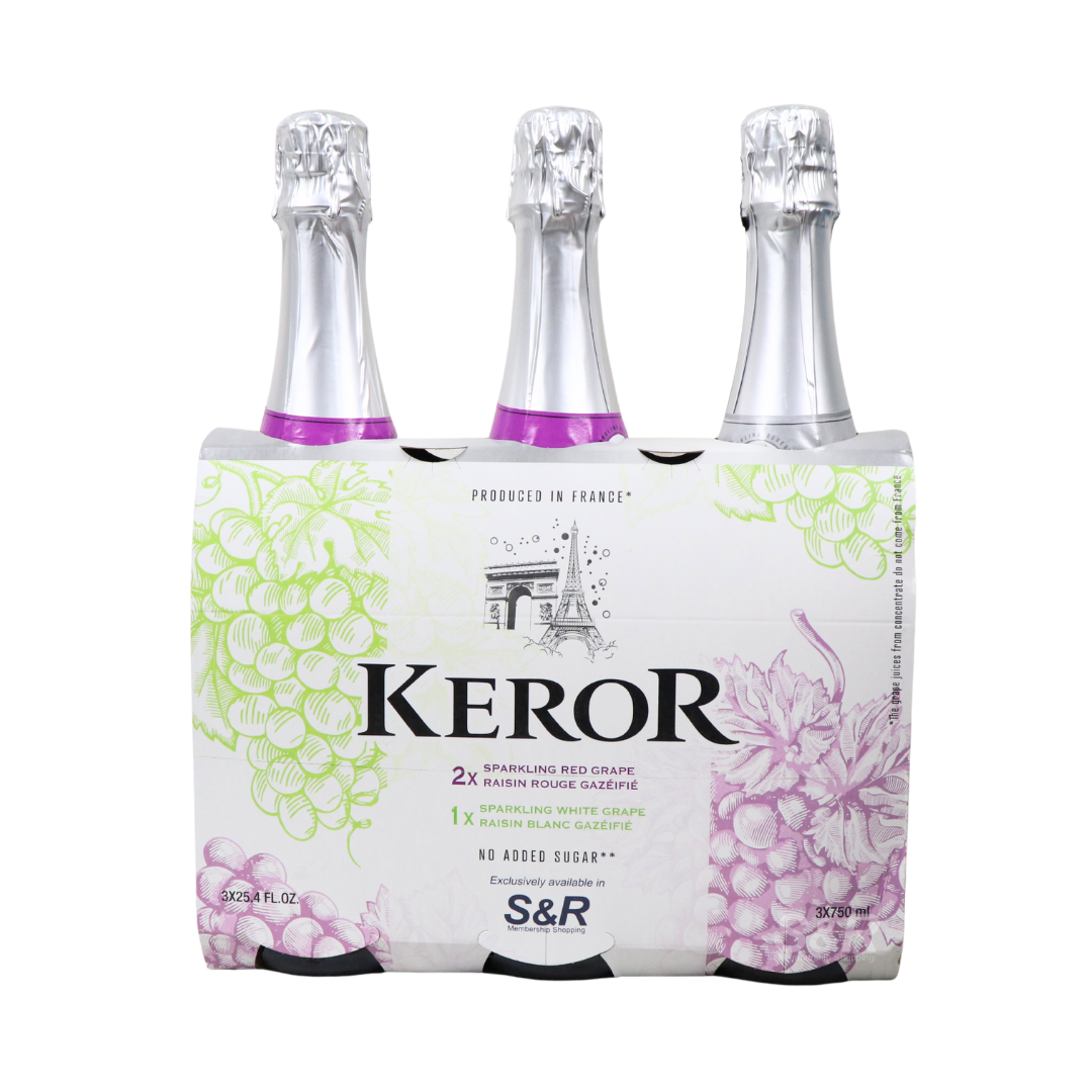 Keror Sparkling Juice 3-piece Pack
